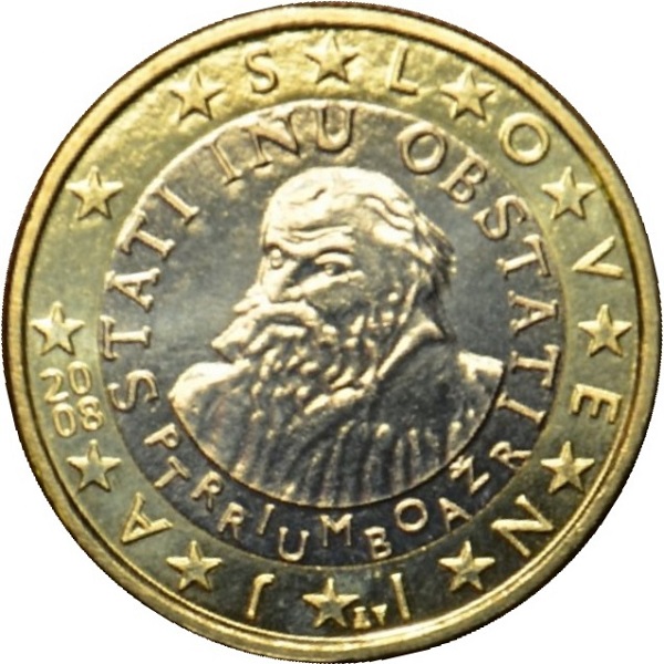 Словения 1 Евро (2008) KM#