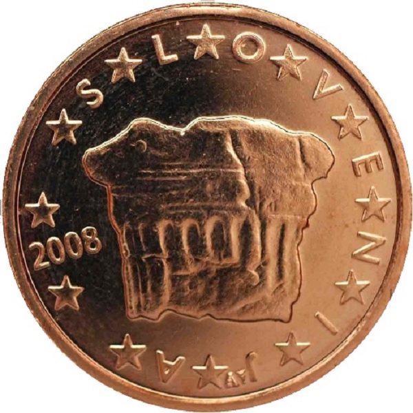 Словения 2 Евро цент (2008) KM#