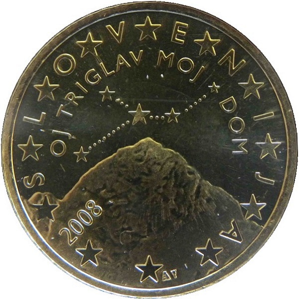 Словения 50 Евро цент (2008) KM#