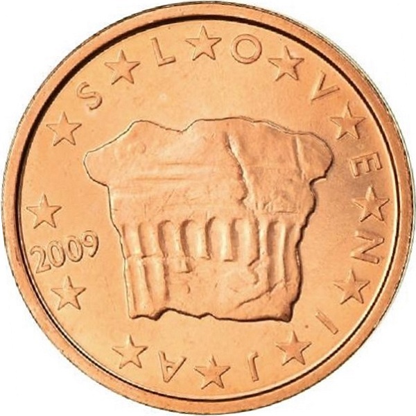Словения 2 Евро цент (2009) KM#