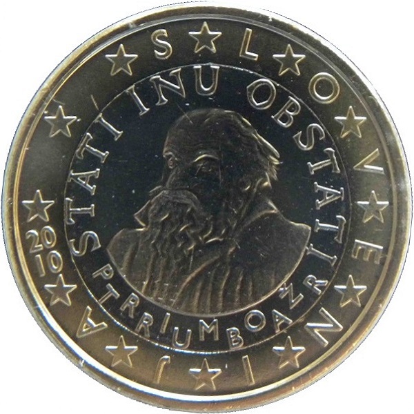 Slovenia 1 Euro (2010) KM#