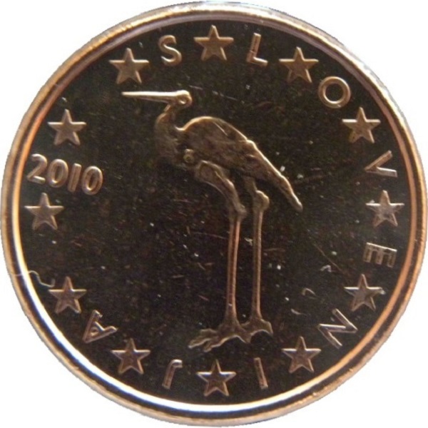 Словения 1 Евро цент (2010) KM#