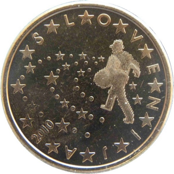 Словения 5 Евро цент (2010) KM#