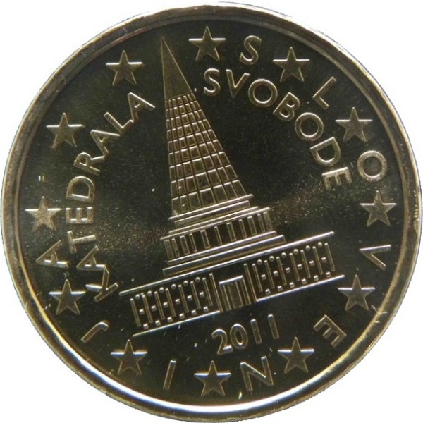Словения 10 Евро цент (2011) KM#