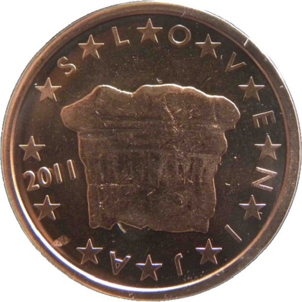 Словения 2 Евро цент (2011) KM#