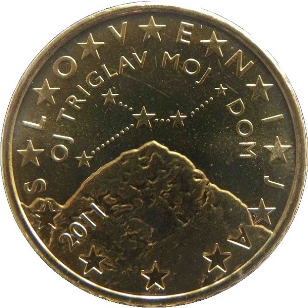 Словения 50 Евро цент (2011) KM#