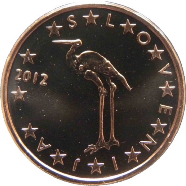Словения 1 Евро цент (2012) KM#