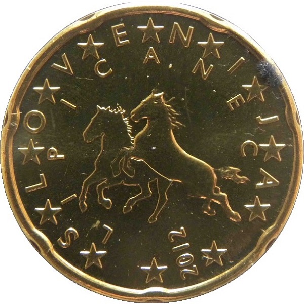 Словения 20 Евро цент (2012) KM#