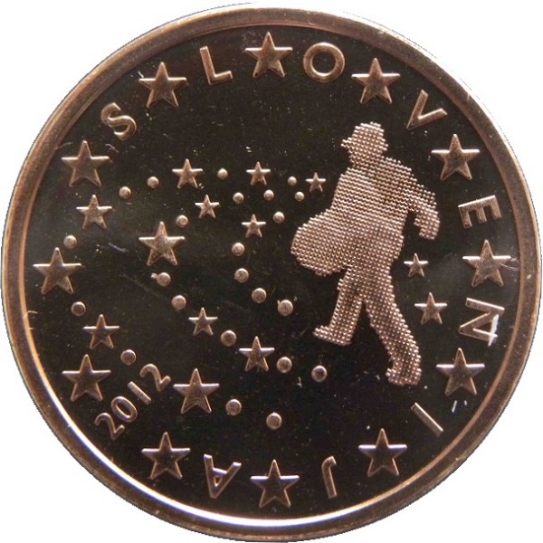 Словения 5 Евро цент (2012) KM#