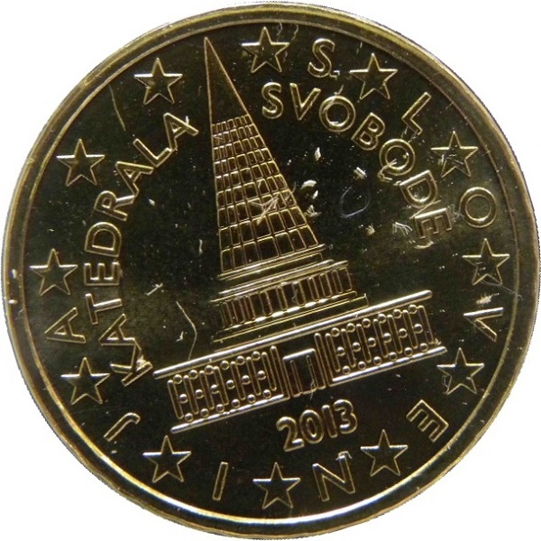 Словения 10 Евро цент (2013) KM#
