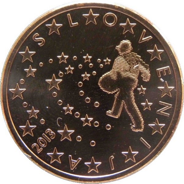 Словения 5 Евро цент (2013) KM#
