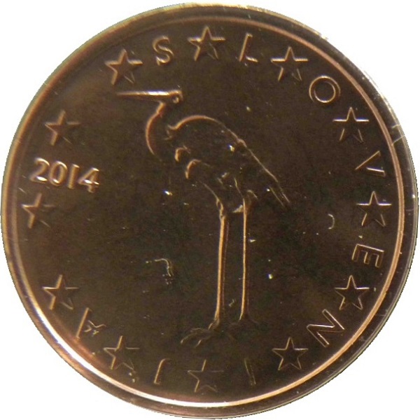 Словения 1 Евро цент (2014) KM#