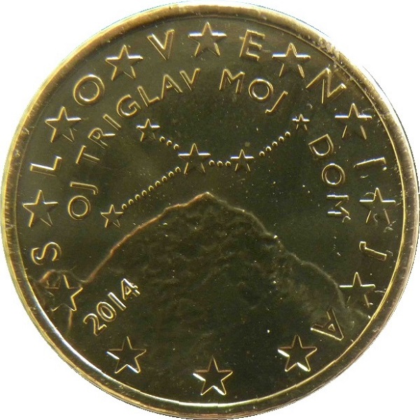 Словения 50 Евро цент (2014) KM#