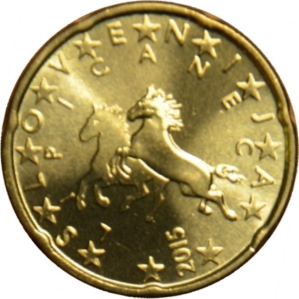 Словения 20 Евро цент (2015) KM#