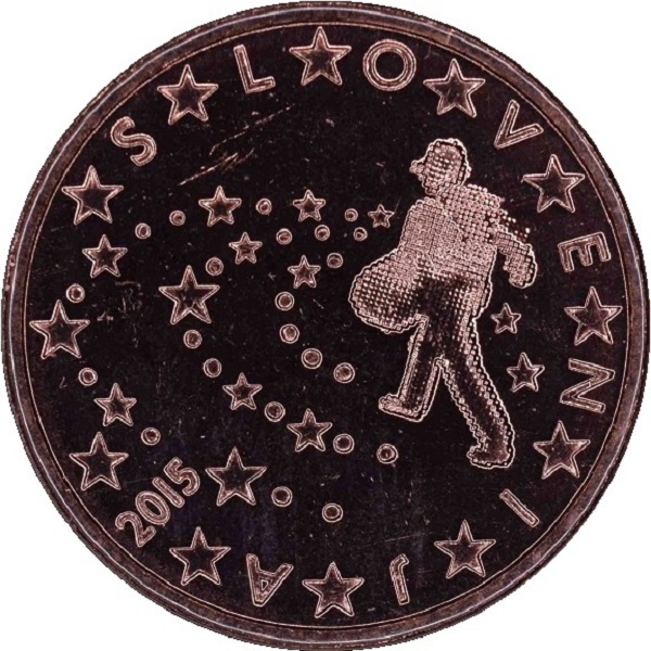 Словения 5 Евро цент (2015) KM#