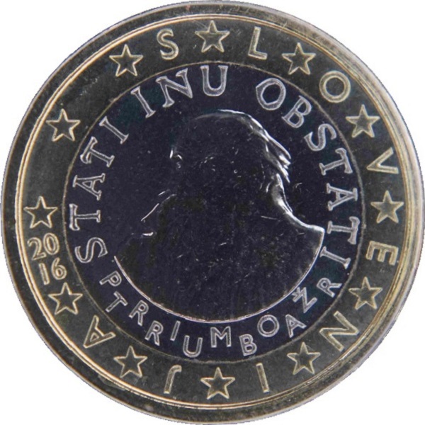 Словения 1 Евро (2016) KM#