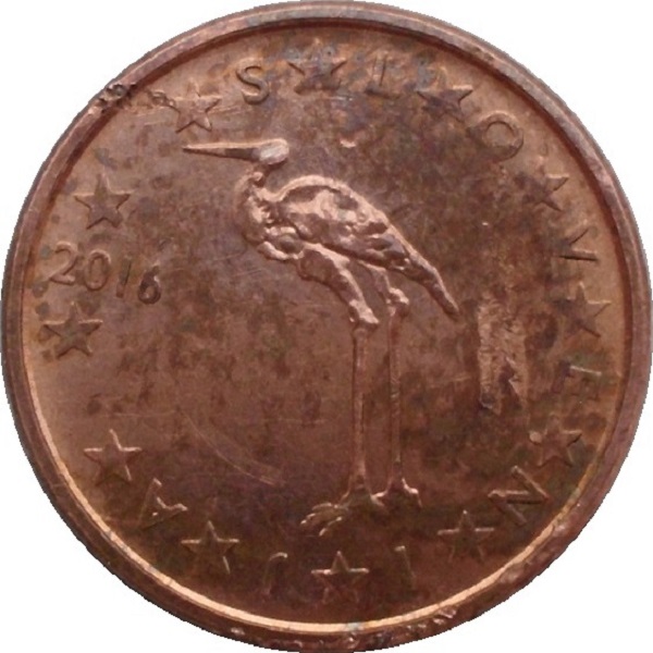 Словения 1 Евро цент (2016) KM#