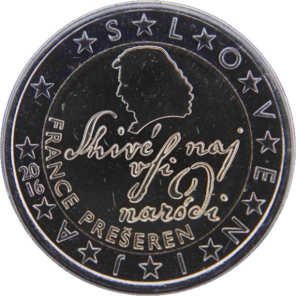 Словения 2 Евро (2016) KM#