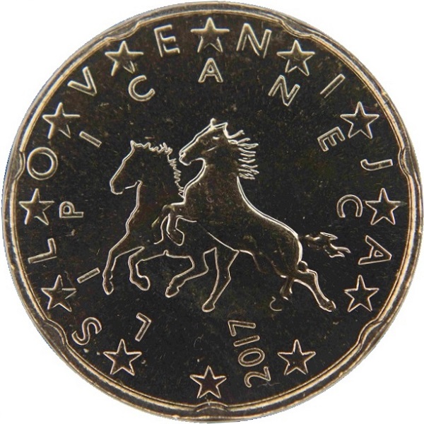 Словения 20 Евро цент (2017) KM#