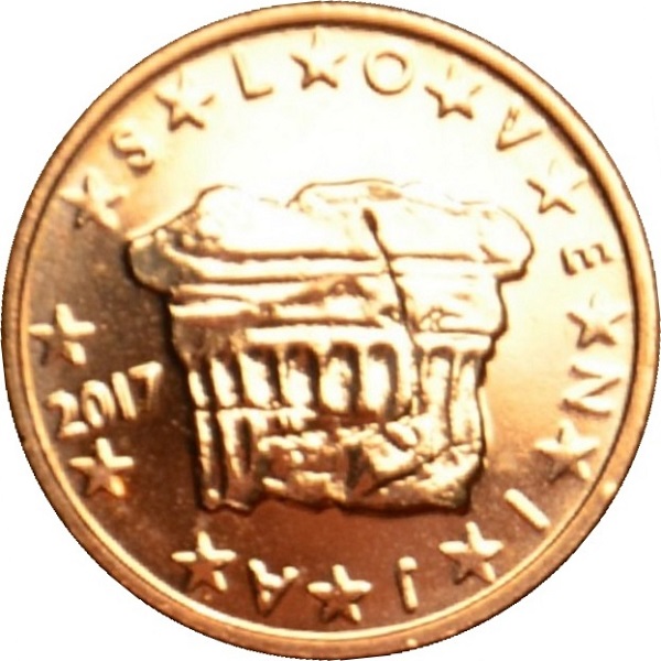 Словения 2 Евро цент (2017) KM#