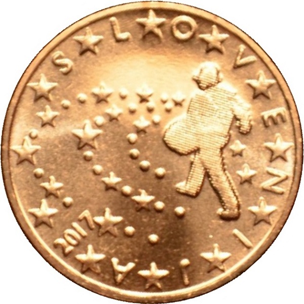Словения 5 Евро цент (2017) KM#