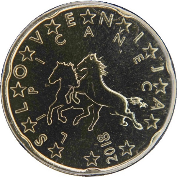 Словения 20 Евро цент (2018) KM#