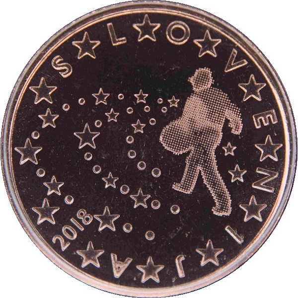 Slovenia 5 Euro cent (2018) KM#