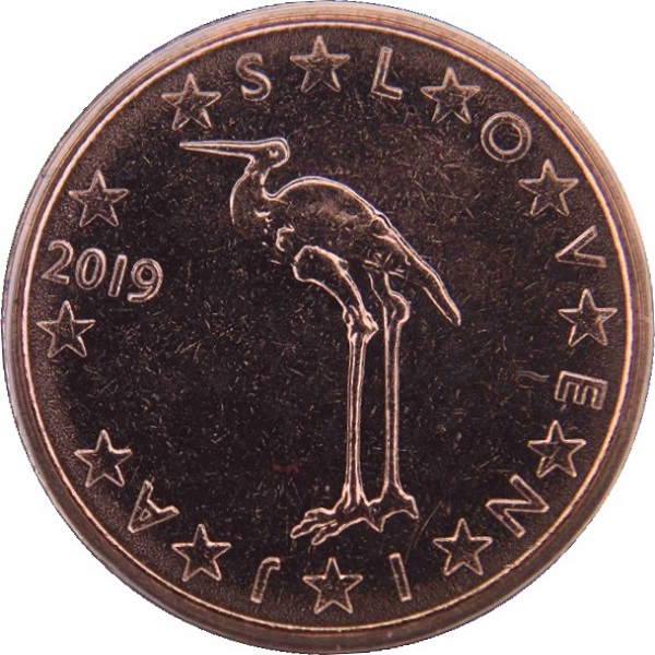 Словения 1 Евро цент (2019) KM#