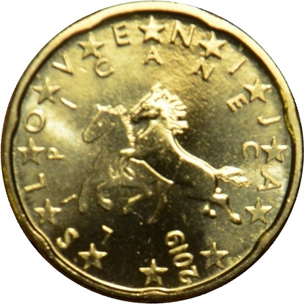 Словения 20 Евро цент (2019) KM#