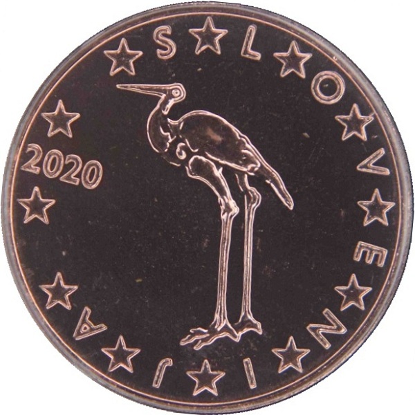 Словения 1 Евро цент (2020) KM#
