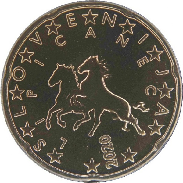 Словения 20 Евро цент (2020) KM#