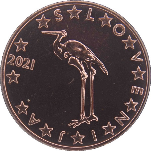 Словения 1 Евро цент (2021) KM#