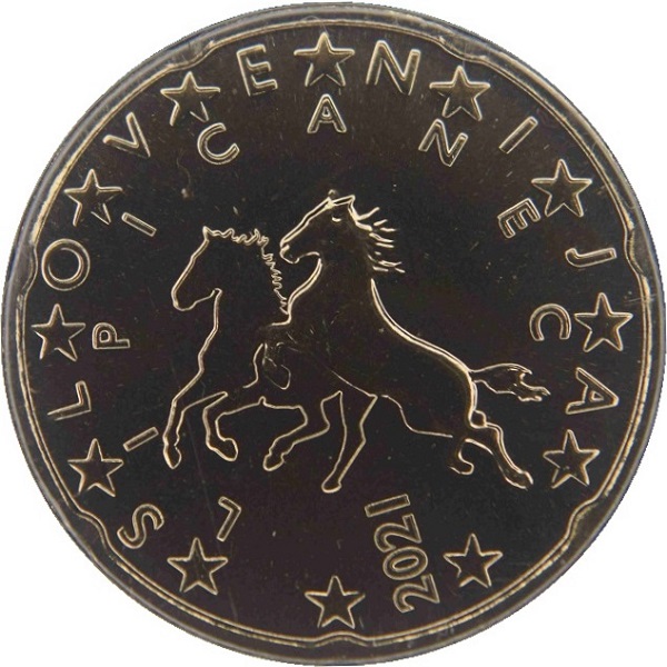 Словения 20 Евро цент (2021) KM#