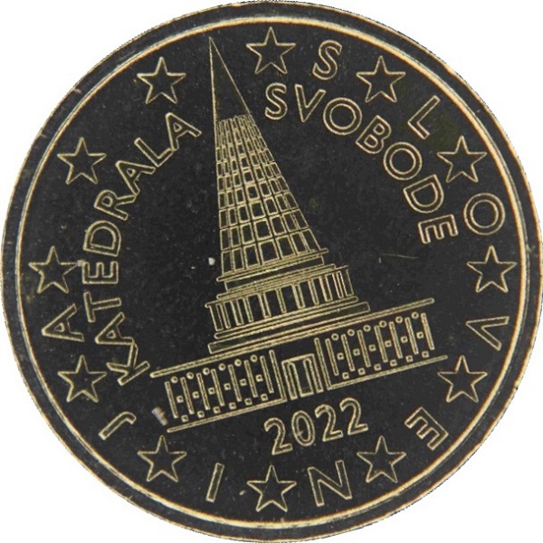 Slovenia 10 Euro cent (2022) KM#