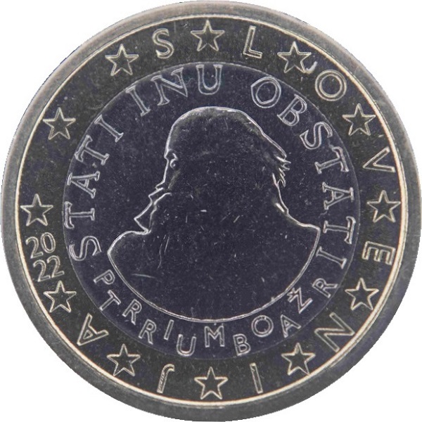 Slovenia 1 Euro (2022) KM#