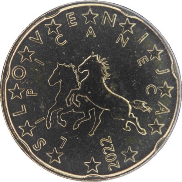 Slovenia 20 Euro cent (2022) KM#