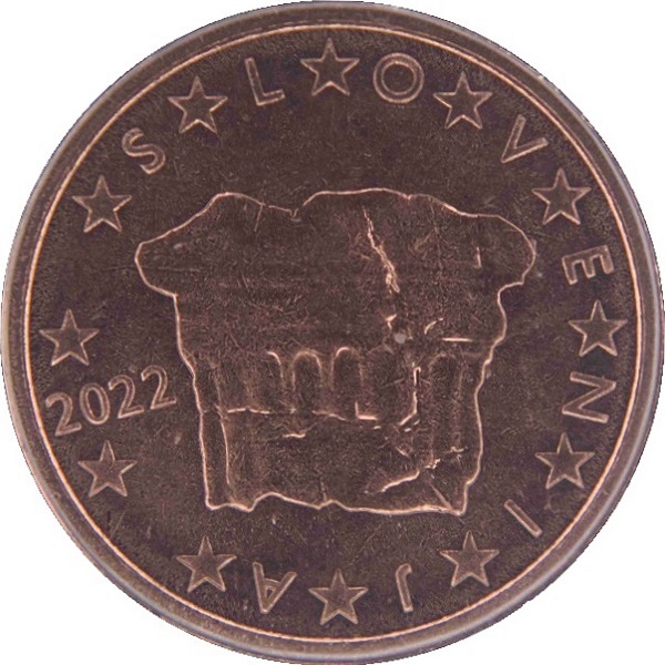 Slovenia 2 Euro cent (2022) KM#