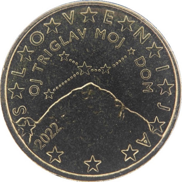 Slovenia 50 Euro cent (2022) KM#