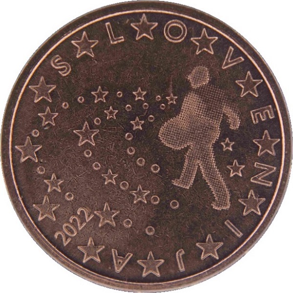 Slovenia 5 Euro cent (2022) KM#