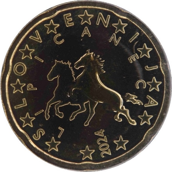 Slovenia 20 Euro cent (2024) KM#