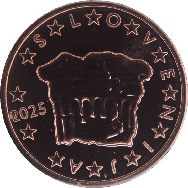 Словения 2 Евроцент (2025) KM#