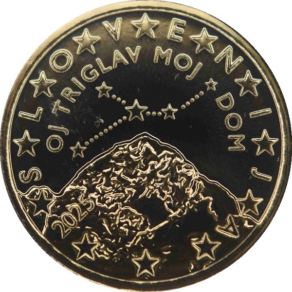 Словения 50 Евроцент (2025) KM#