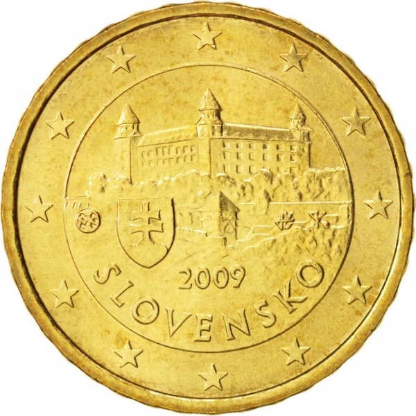 Slovakia 10 Euro cent (2009) KM#