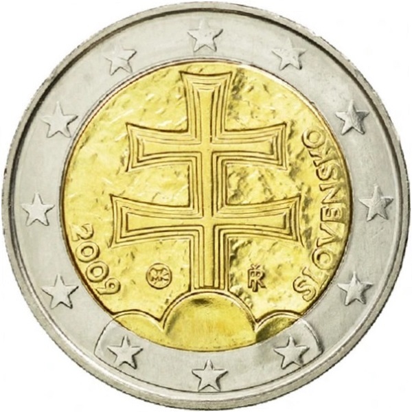 Slovakia 2 Euro (2009) KM#