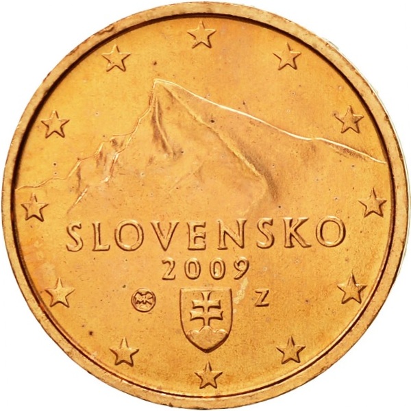 Slovakia 2 Euro cent (2009) KM#