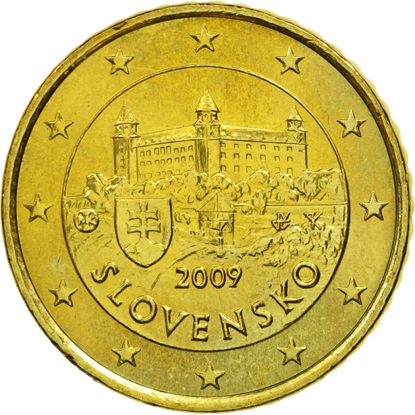 Slovakia 50 Euro cent (2009) KM#