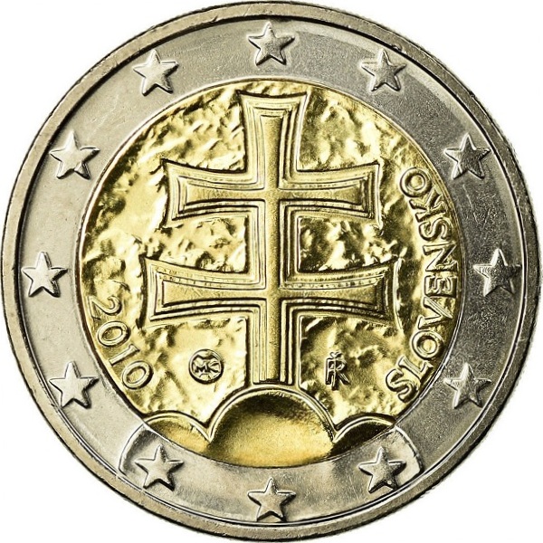 Slovakia 2 Euro (2010) KM#