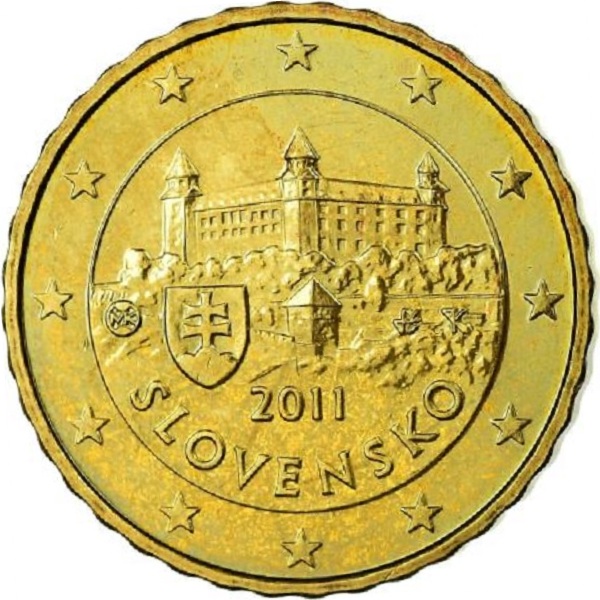 Словакия 10 Евро цент (2011) KM#