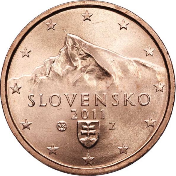 Словакия 2 Евро цент (2011) KM#
