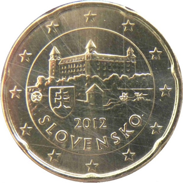 Словакия 20 Евро цент (2012) KM#